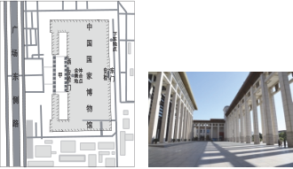 2021学考一模-西城-国家博物馆及周边道路分布图