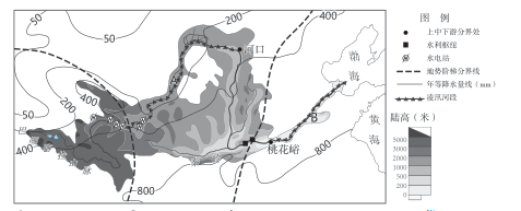 第一学期-2022年1月期末修图-黄河流域-黄河流域地形凌汛