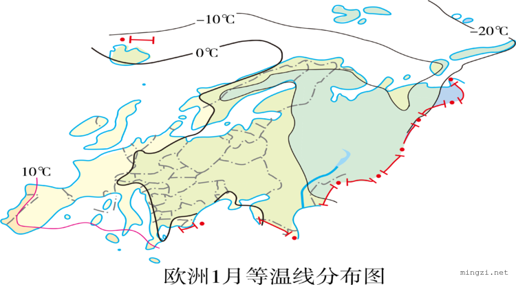 欧洲西部地形气候等