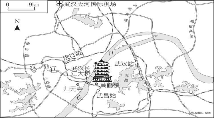 武汉市局部地图