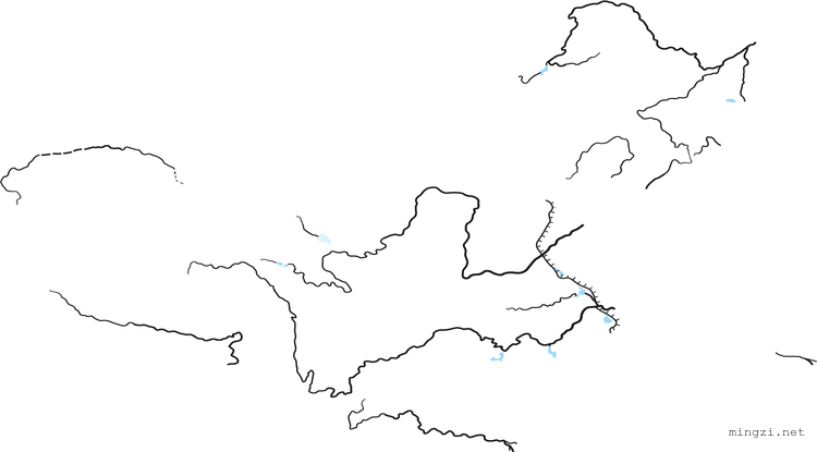 中国四大分区与地形河流