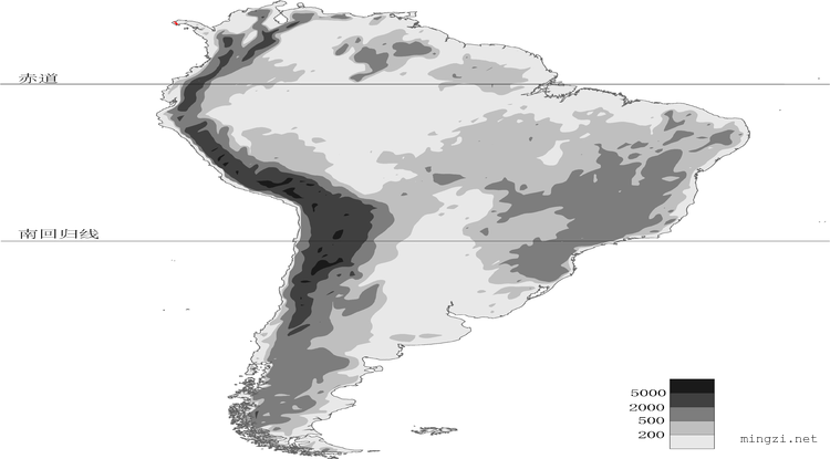 南美洲地形气候和水系