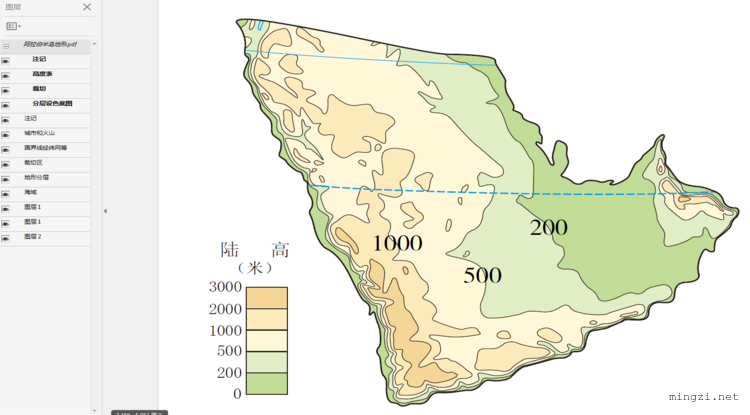 东南亚与西亚地形对比河流城市分布