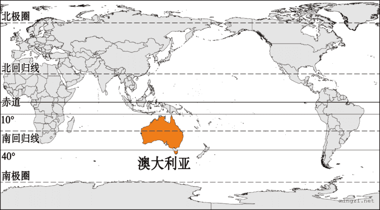 澳大利亚相关地图澳大利亚和南极洲