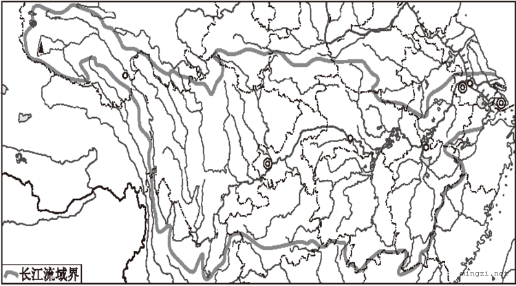 长江水系和流域